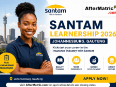 Santam Insurance Learnership 2026 for Matriculants in Gauteng