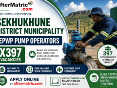397 EPWP Pump Operators in Limpopo