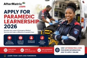 Paramedic Learnership 2026