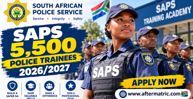 SAPS 5,500 Police Trainees 2026/2027 - Exciting Career Opportunities for South African Youth
