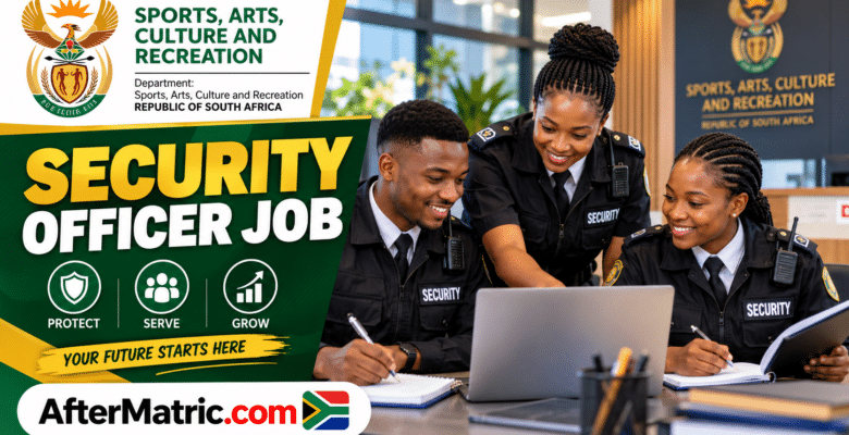 Great Government Career Opportunity: Security Officer Job at Sports Arts Culture and Recreation
