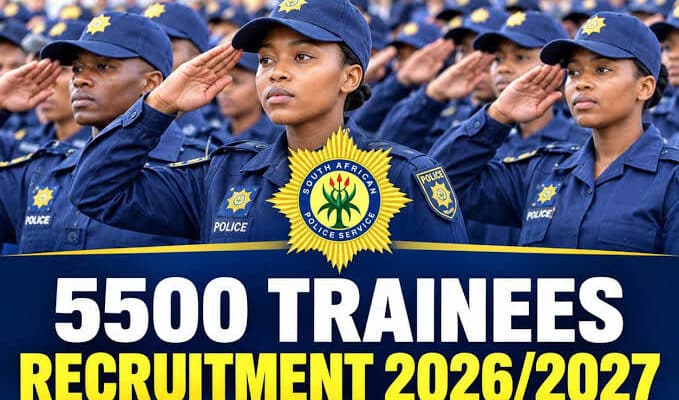 SAPS Police Trainee Recruitment 2027